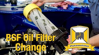 Hydraulic Oil Filter Change | Putzmeister BSF Maintenance | Putzmeister Academy