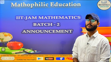 NEW BATCH ANNOUNCEMENT || IIT JAM BATCH - 2 ||CSIR NET || GATE 2022 ||TIFR || NBHM