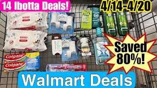 Walmart Haul - Save 80% Using All Digital coupons! Ibotta Rebates! 4/14-4/20/24