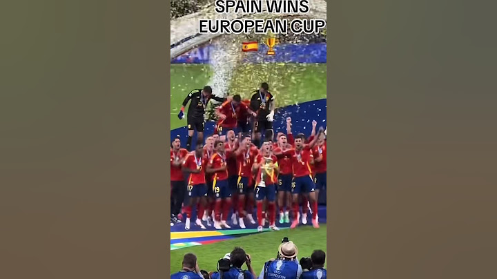 Spain Lifts The Trophy! #euro2024 #españa #football #eurofinal