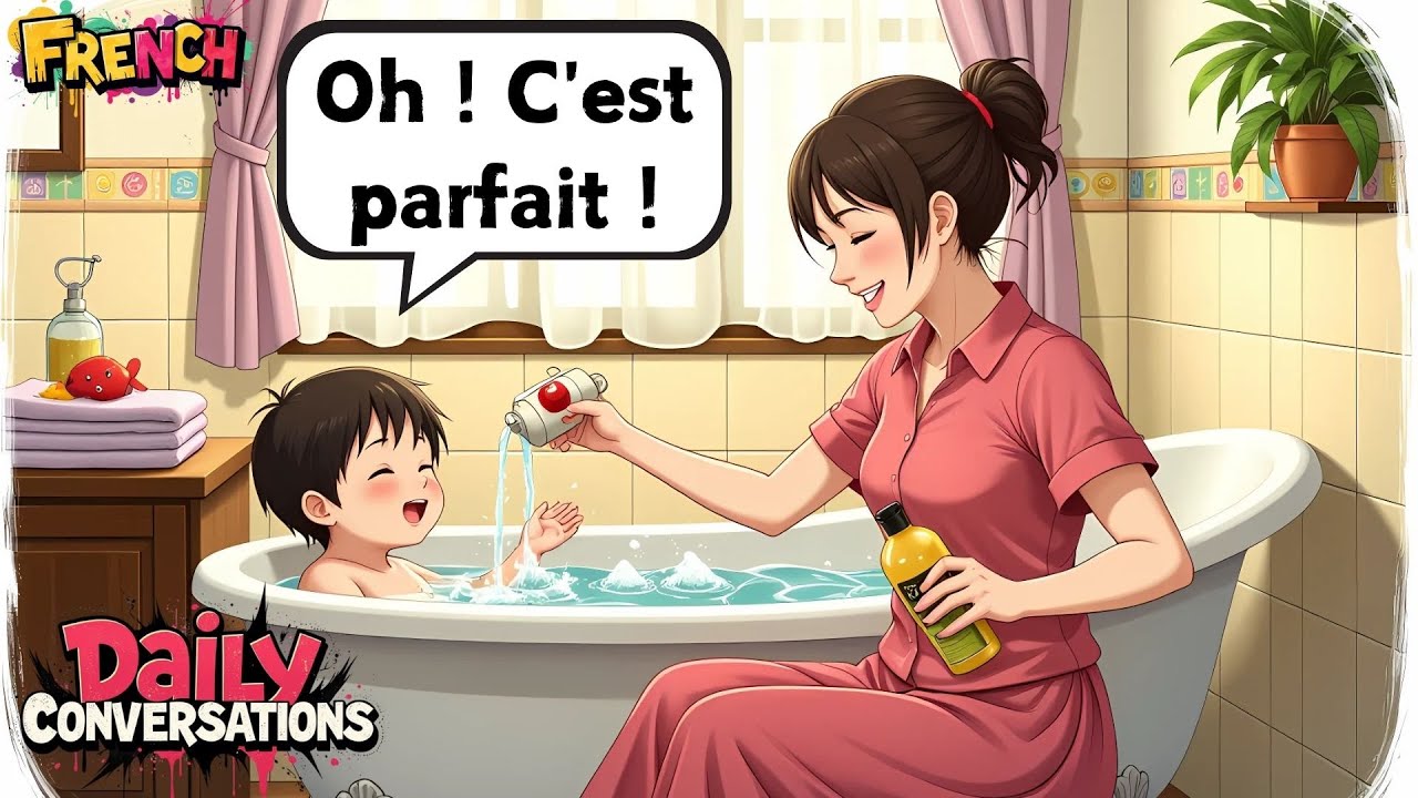 Boost Your French Skills: Mother and Son Daily Conversation Practice 🔥