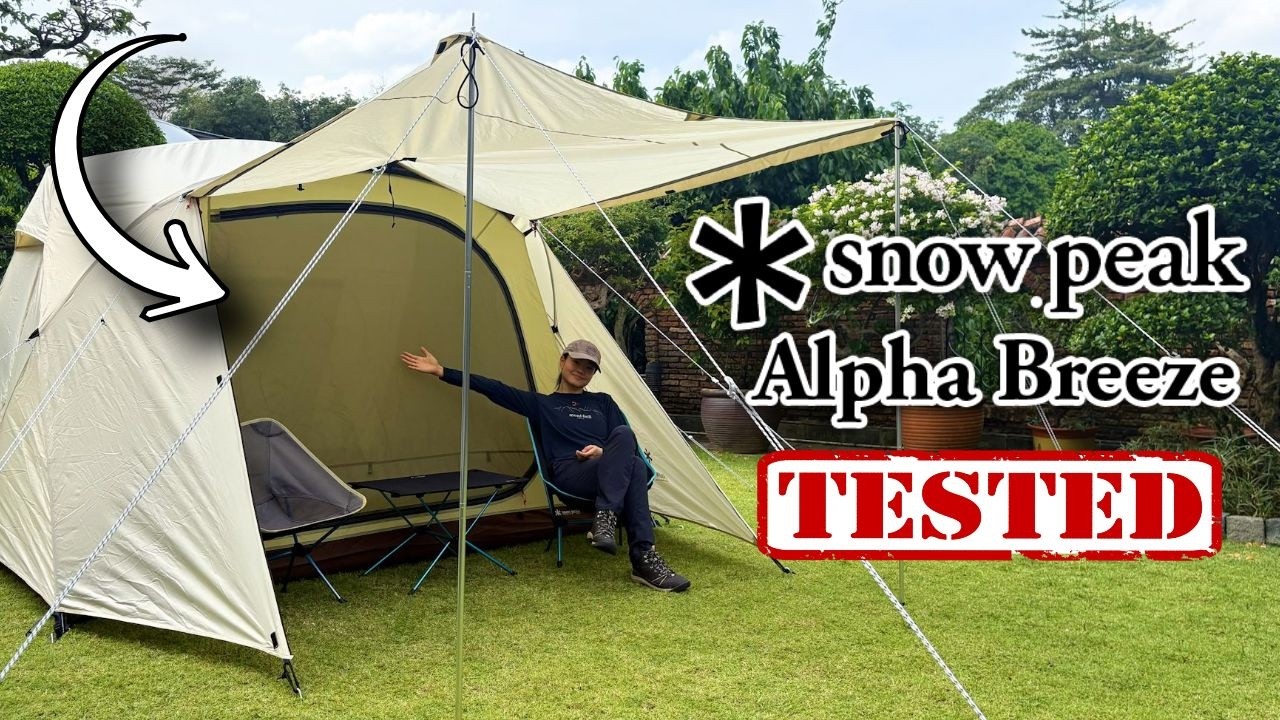 Snow Peak Alpha Breeze Tent Review (28 Tests!) - YouTube