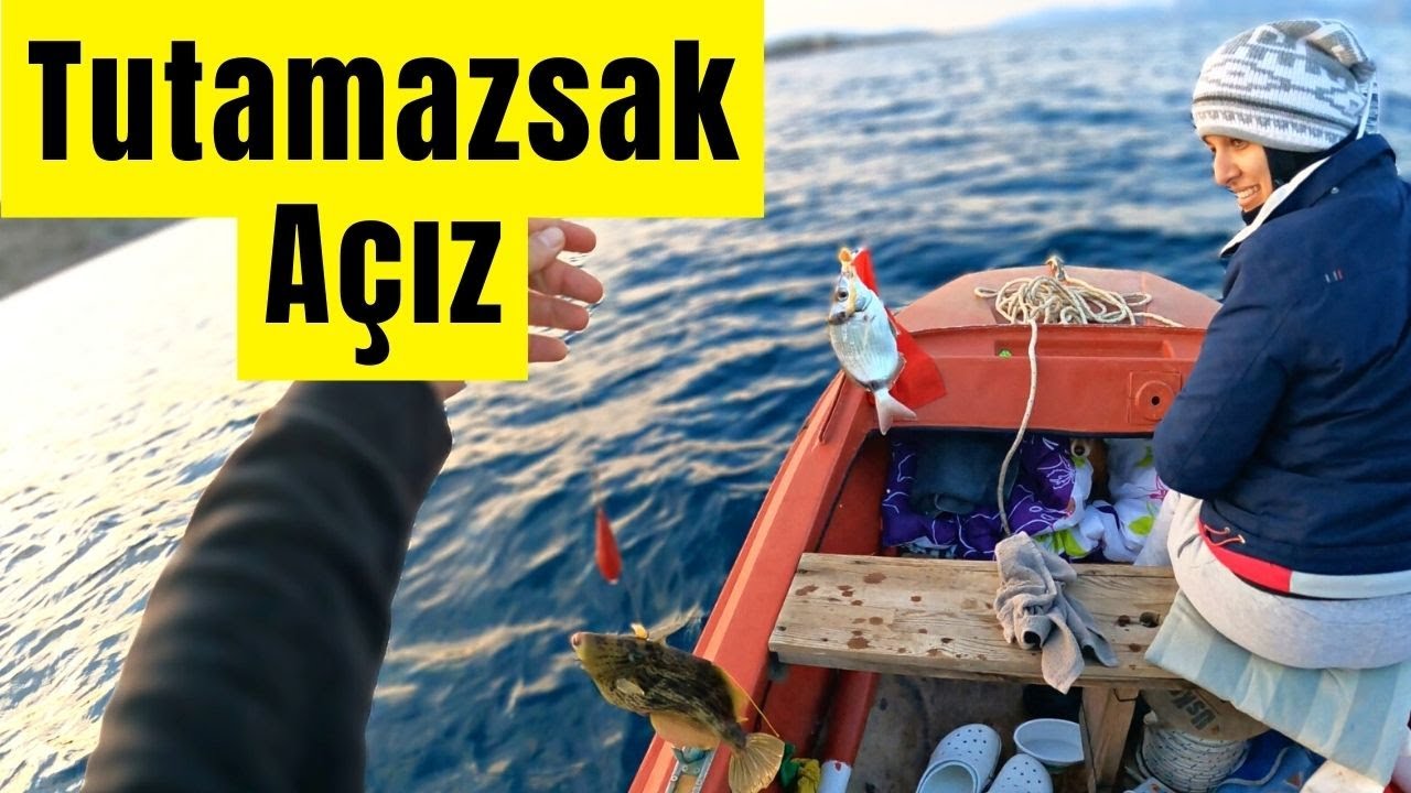 Ildır Tekneden Balık Avı - Aç Kalmamak İçin Karanlığa Kadar Balık Tuttuk!