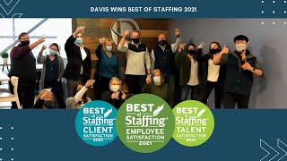 DAVIS Companies Wins ClearlyRated’s 2021 Best of Staffing Awards