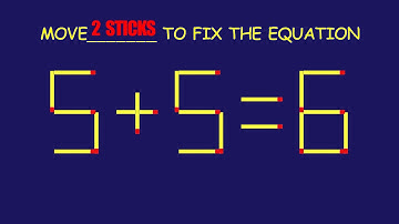 Matchstick Magic 113| Fix by Moving Matchsticks| Can you solve the puzzle? | Logic Matchstick Tricks