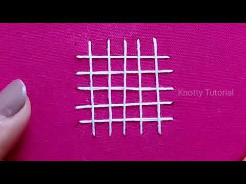 Beautiful Couched Filling Stitch Embroidery | Easy Hand Embroidery Tutorial #embroidery #couching
