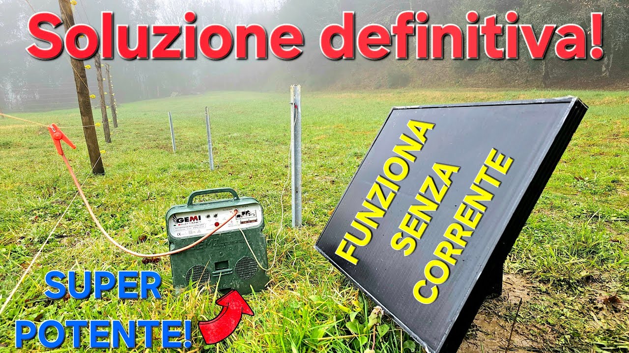 Un recinto elettrico DAVVERO SICURO per ortaggi ed animali - prima di buttare via soldi guarda qui!