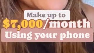 How I Make $7,000/Month Using Just My Phone