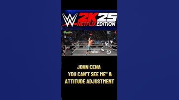 JOHN CENA HITS ATTITUDE ADJUSTMENT ON ROMAN REIGNS! | WWE 2K25: NETFLIX EDITION MOBILE