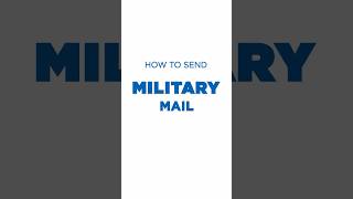 How to Send Military Mail