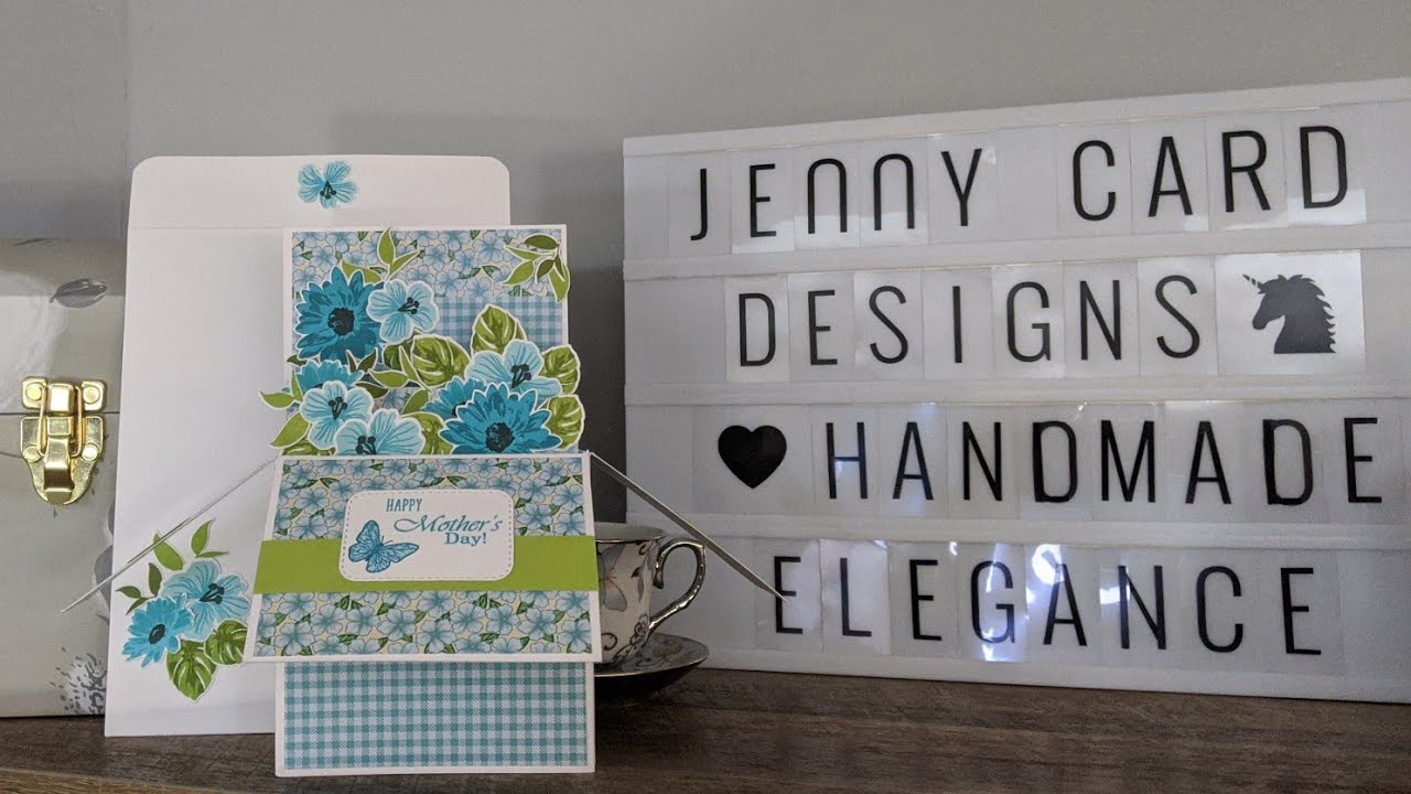 Elegant and Explosive Mother's Day 3D PopUp Box Card Fun DIY Crafts