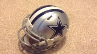 Miniature Dallas Cowboys football helmet