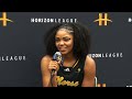 Northern Kentucky Women's Basketball Horizon League Media Day Interviews with Andy Katz