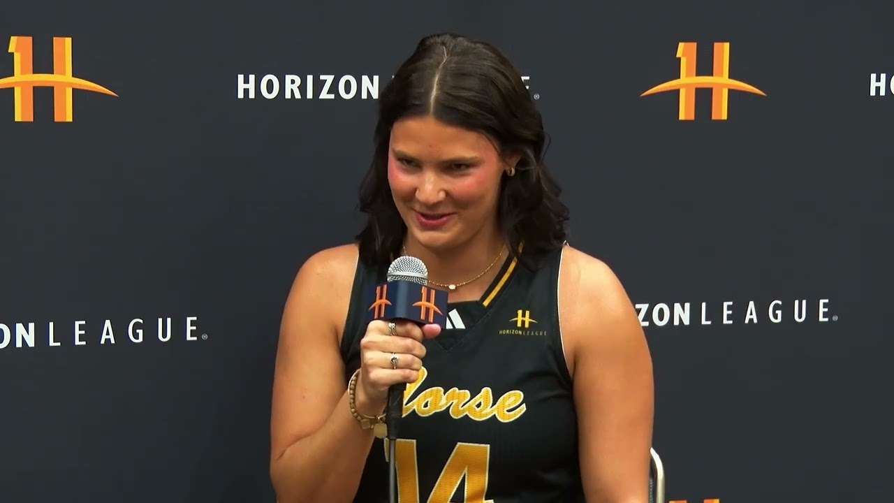 Northern Kentucky Women's Basketball Horizon League Media Day Interviews with Andy Katz