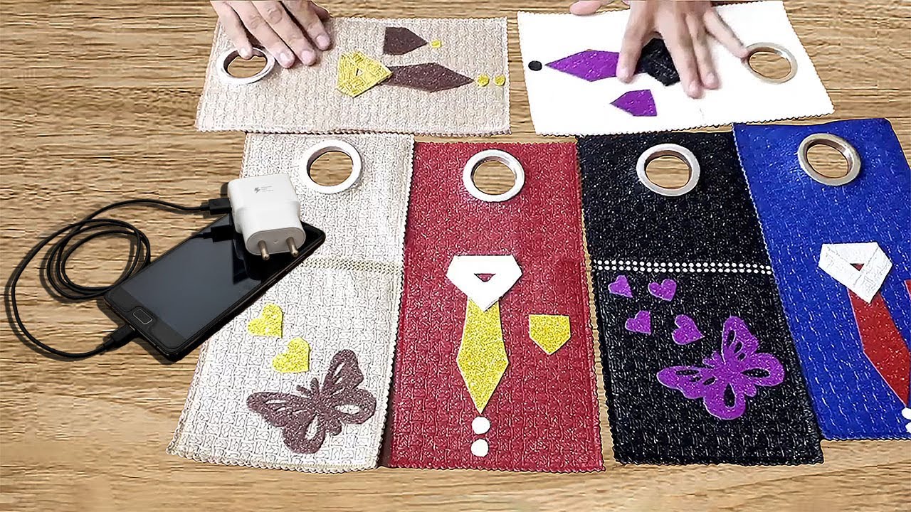 اصنعي حامل هاتف أنيق بالسكاي! 💡 مشروع مربح وسهل DIY 📱✨