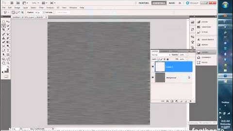 Brushed Aluminum Texture in Photoshop