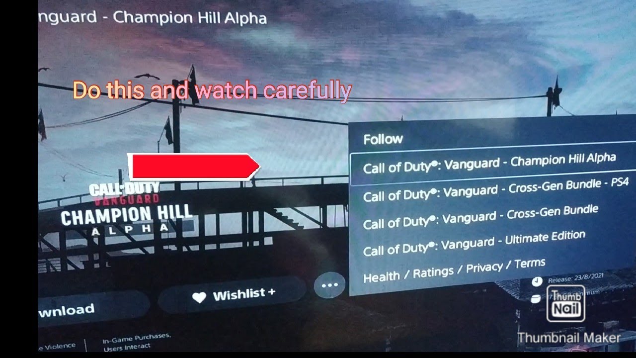 How to preload Call Of Duty Vanguard Alpha