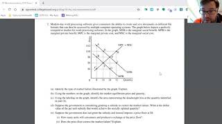 2018 AP Microeconomics FRQ #2