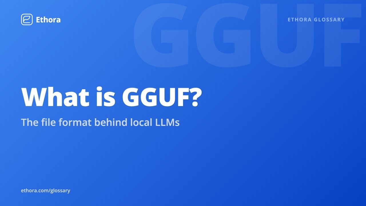 What is GGUF? The local LLM file format, quantization levels and GGUF vs safetensors
