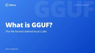 What is GGUF The local LLM file format, quantization levels and GGUF vs safetensors