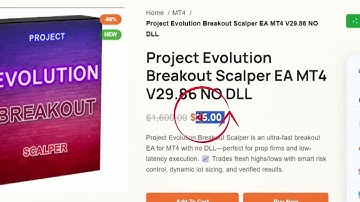 Project Evolution Breakout Scalper EA v29.86 – Ultra-Fast MT4 FX Breakout Bot