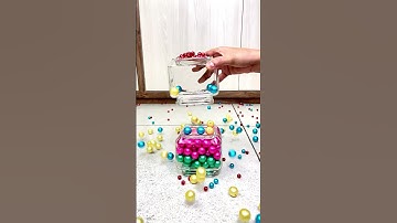 Beads Nicely Arrange ASMR #reverse #shorts #satisfying #entertaining #fun #beads #short #asmr #funny