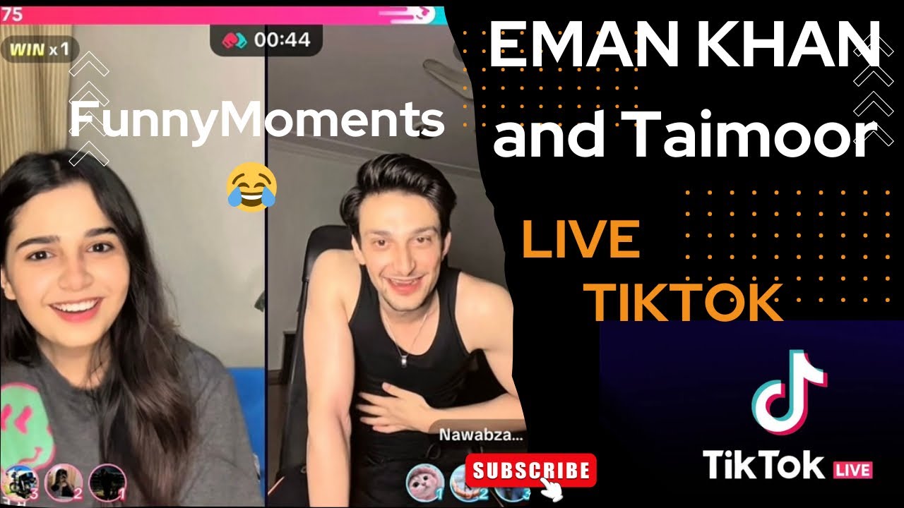 Eman Khan And Taimoor Live | Tiktok Live Poetry | Funny Moments 