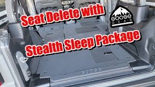 Goose Gear  Stealth Sleep Package on the Jeep Wrangler Unlimited