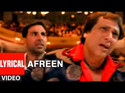 Afreen Lyrical Video Song | Bhagam Bhag | Akshay Kumar, Govinda