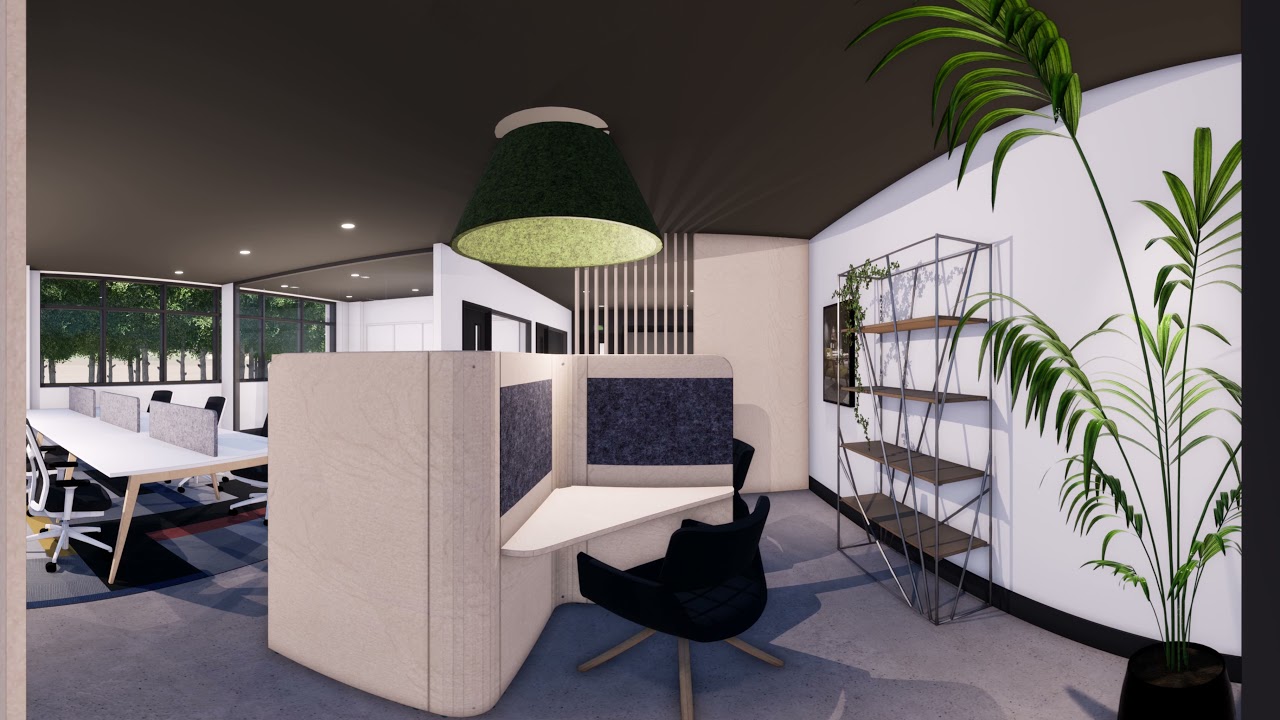 Office Design Walkthrough Video (360 Degrees)