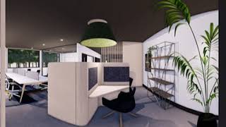 Office Design Walkthrough Video (360 Degrees)