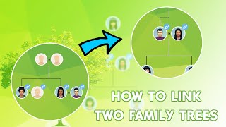 HOW TO LINK TWO SIMS 4 FAMILY TREES TOGETHER | The Plum Tree App Tutorial screenshot 2