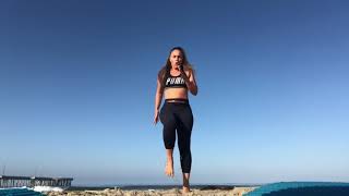 Free workout on the beach! #tatytchallenge