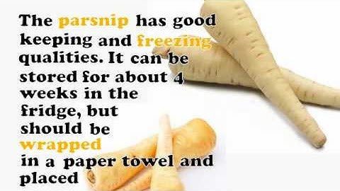 Buying and Storing Parsnips