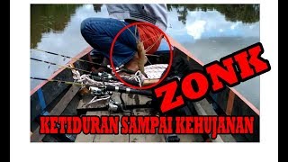 Mancing Udang Sungai Sambas - Dari saing ke tangga amas di bantai ujan