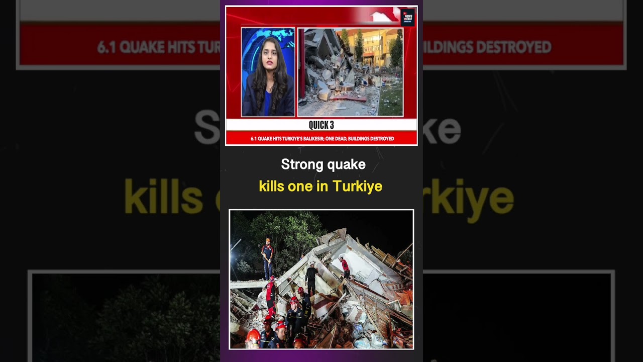 Deadly 6.1 Earthquake Strikes Turkiye’s Balikesir Province | NOF ENGLISH 