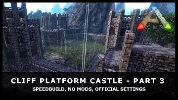 Speedbuild - Part 3: More walls and towers (Cliff Platform Castle)