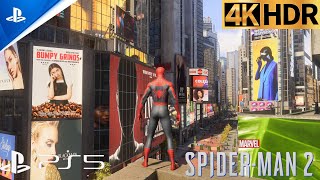 Marvel's Spider-Man 2 PS5 - 4K 60FPS HDR Gameplay (Free Roam)