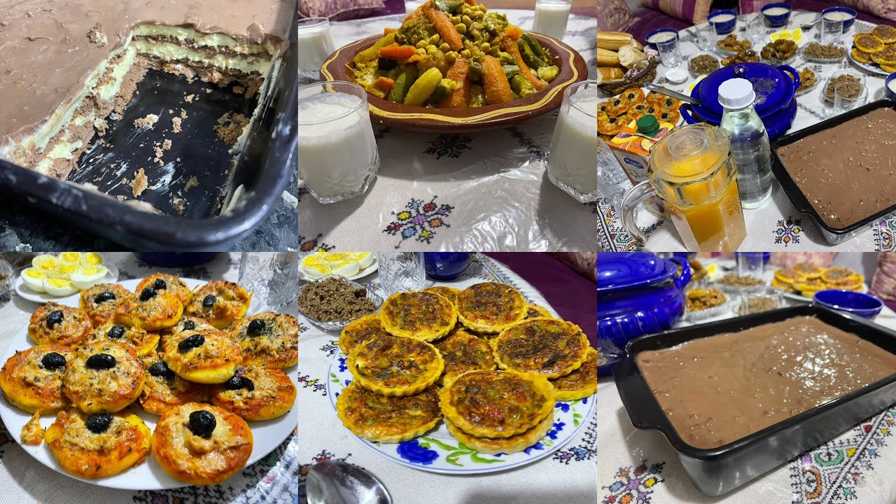روتين رمضاني 🌙 حلوى بدون فرن ..فطور عند حماتي شنو وجدات لينا 