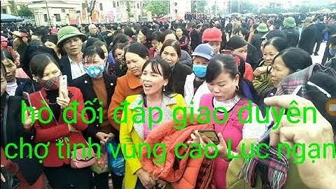 Hò Đối Đáp Giao Duyên Chợ Lục Ngạn - Nhịp Sống Trên Hồ Cấm Sơn