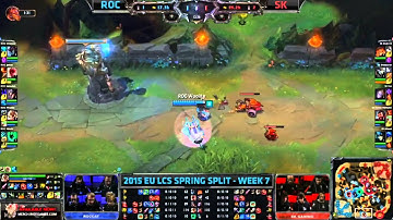 Roccat vs SK | LCS EU 2015 Spring Split | 14. nap 1. meccs