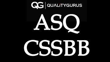 ASQ CSSBB Exam Preparation