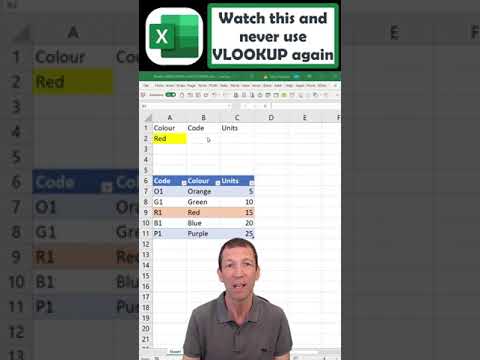 No XLOOKUP?   No problem!