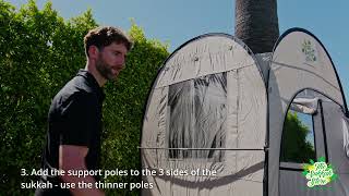How to Put Up Your Pop Up Sukkah from The Sukkah Store - Keep it Simple