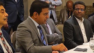 Minister KTR met with NRI CEO's of IT companies at Washington DC, USA