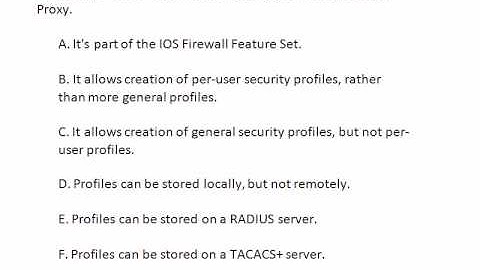 Cisco CCNA Security & ISCW Video Practice Exam:  The IOS Firewall