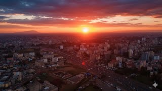 CINEMATIC 4K SUNSET DRONE FOOTAGE | DJI Mini 4 Pro | Golden Hour Flight