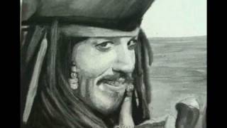 How to Paint Jack Sparrow (Johnny Depp) Step by Step Portrait