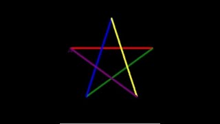 Multi Color Line Star #python #shorts #youtubeshorts #shortvideo