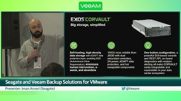 VMware Explore 2022: Seagate and Veeam backup solutions for VMware